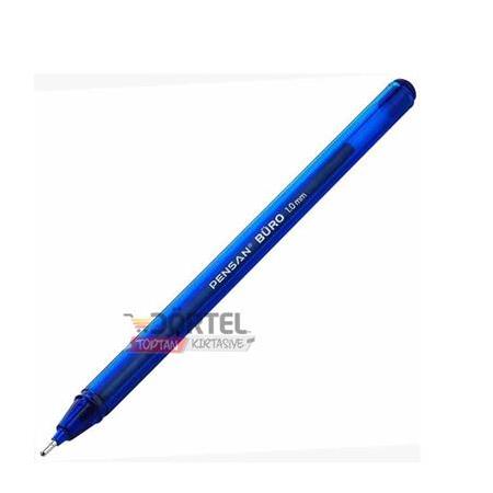 Pensan Büro Tükenmez Kalem 1 mm Mavi 50'li kutu