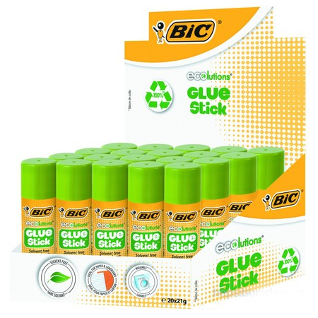 Bic 21 GR Eco Glue Stick Yapıştırıcı 20 li KUTU