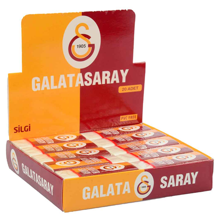 Galatasaray Lisanslı 20 li silgi
