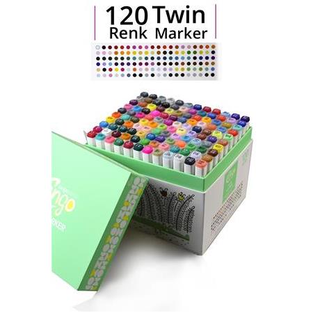 Cengo 120 Renk Çift Taraflı Twin Marker