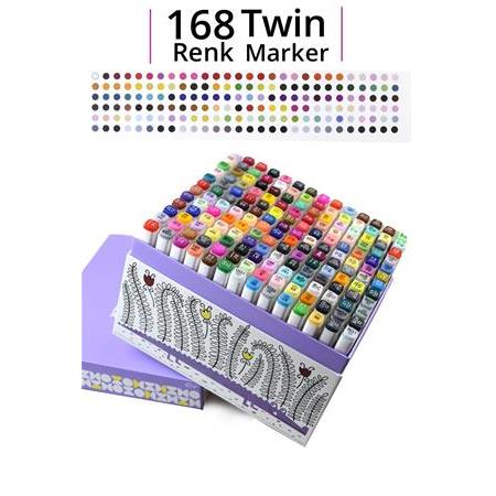 Cengo 168 Renk Çift Taraflı Twin Marker