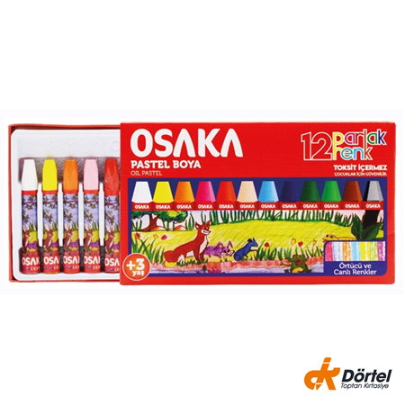 Osaka 12 Renk Pastel Boya